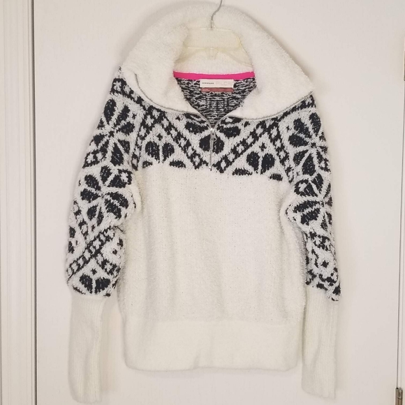 Anthropologie Pilcro Maia Quarter Zip Pullover Sweater - Picture 1 of 8